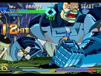une photo d'Ã©cran de X-Men VS Street Fighter sur Sony Playstation